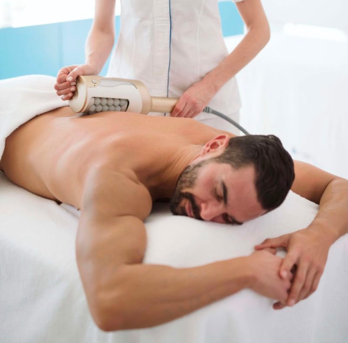 Facial treatment at DNA II